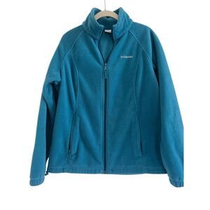 Columbia Teal Fleece jacket - L